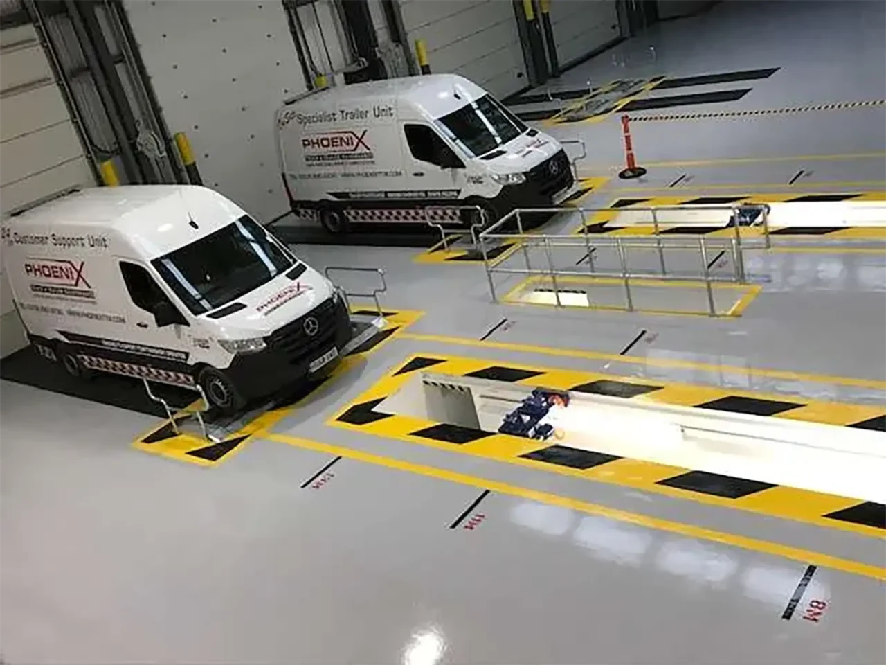 Phoenix Van, Truck & trailer vans in a warehouse